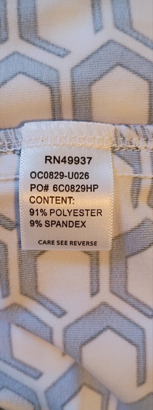 NWT Tail Mika Golf Dress Blue White Geometric Print Size Small - Picture 12 of 13